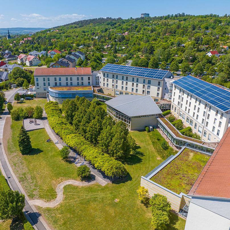 Luftaufnahme des Reha-Zentrum Bad Frankenhausen