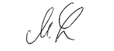 Unterschrift von Martin Groh